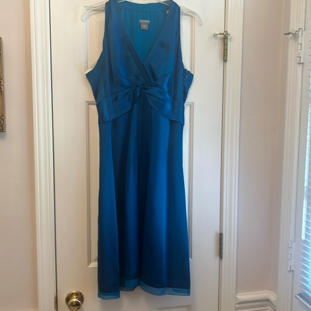 Ann Taylor empire waist Halter neckline